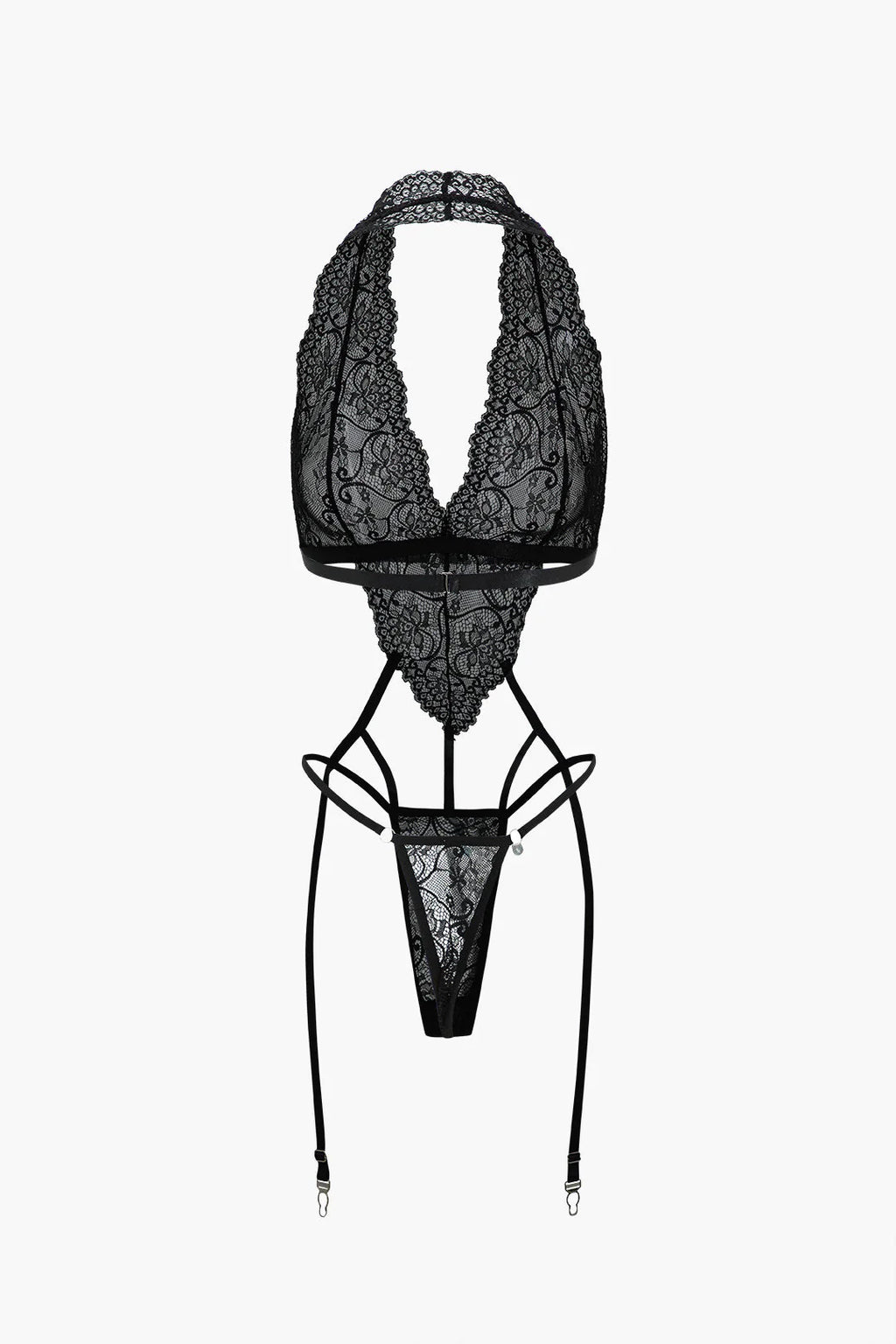 Dantel Dekolteli Bodysuit