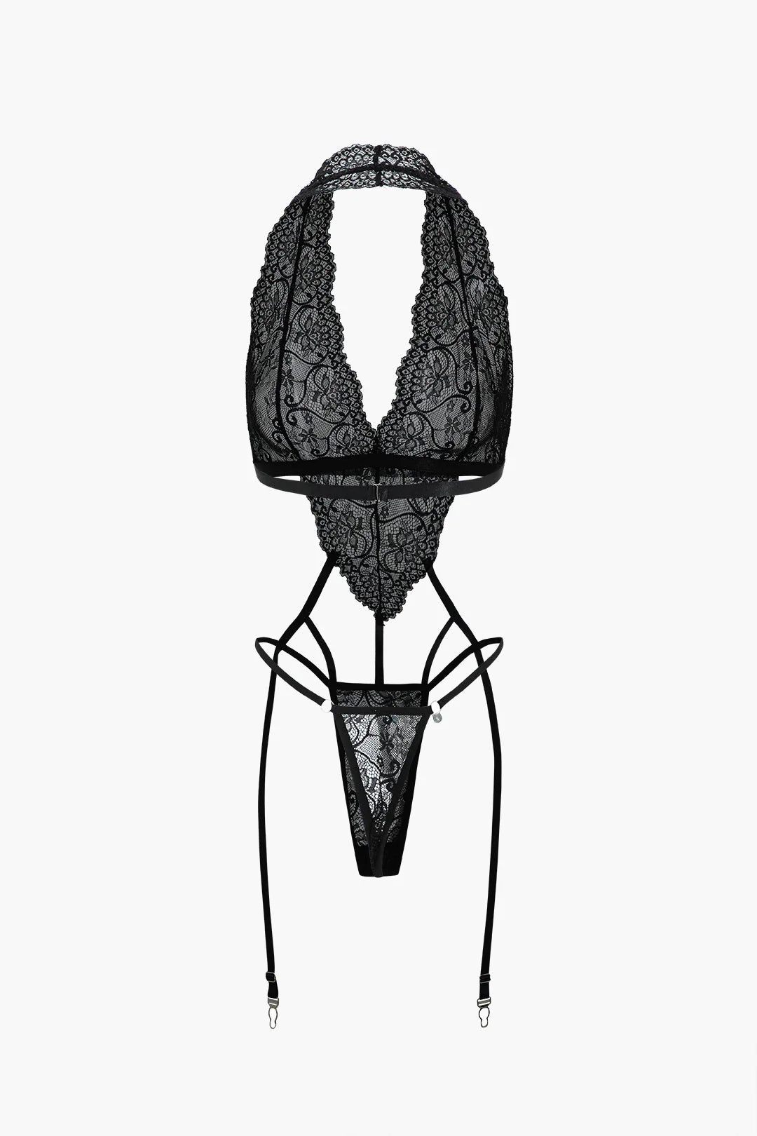 Dantel Dekolteli Bodysuit