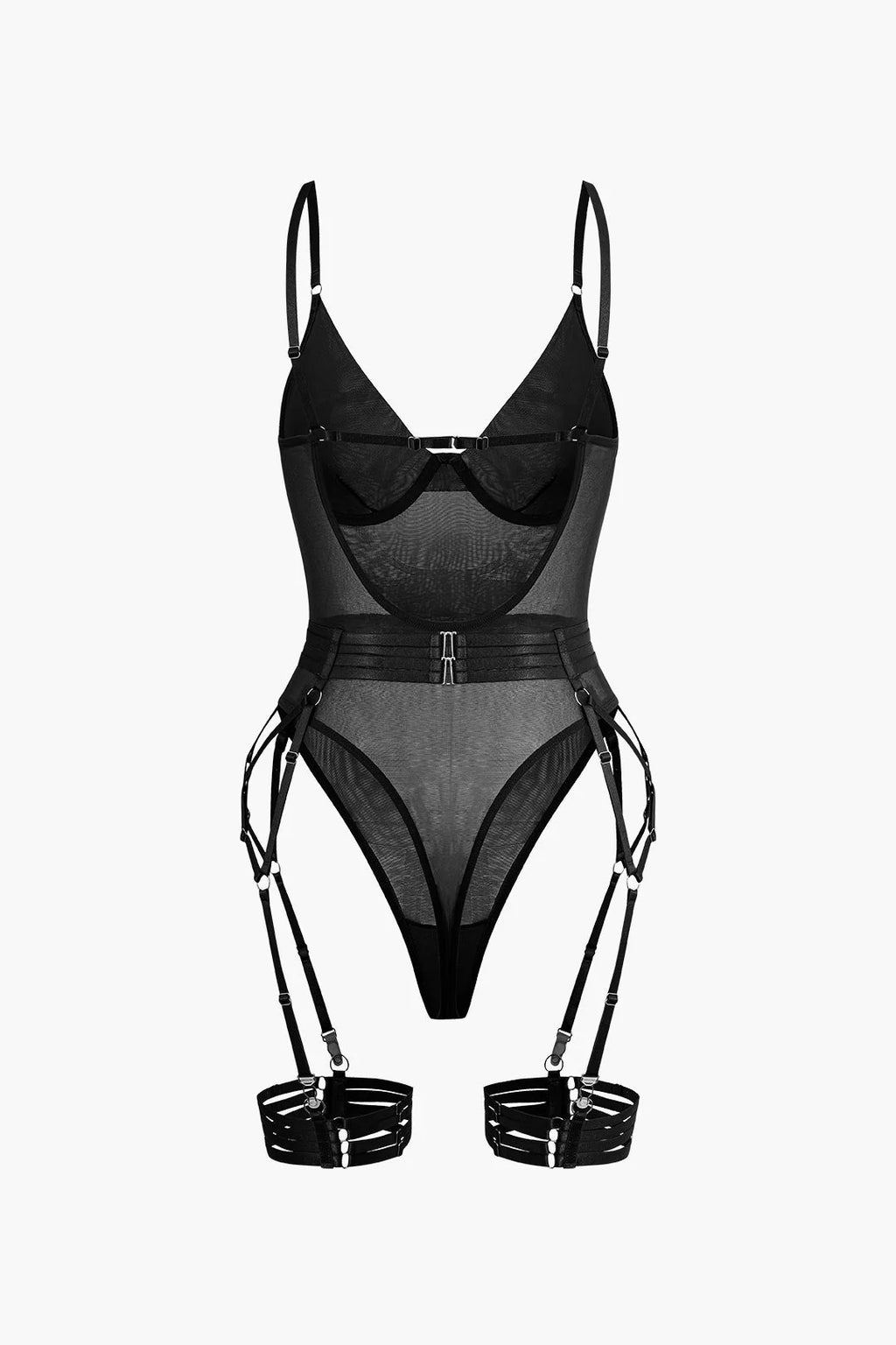 Transparan Mesh Bodysuit