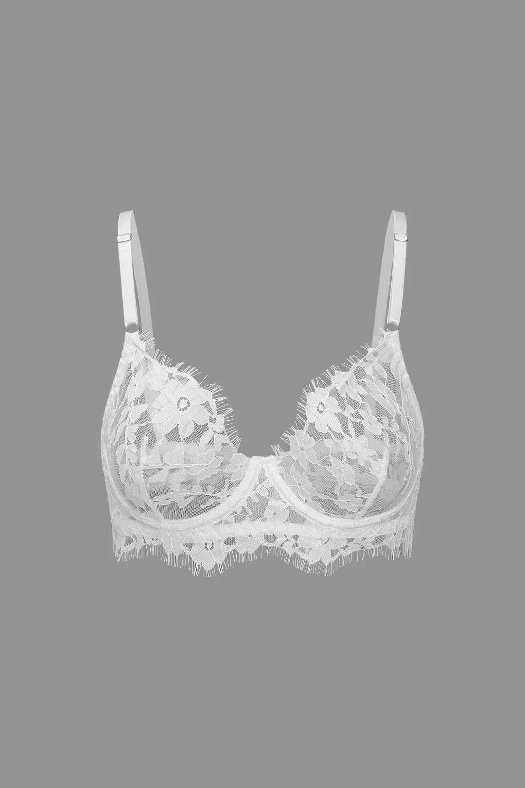 Transparan nude takım