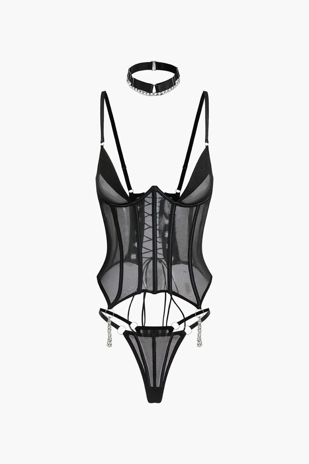 Transparan Zincir Set