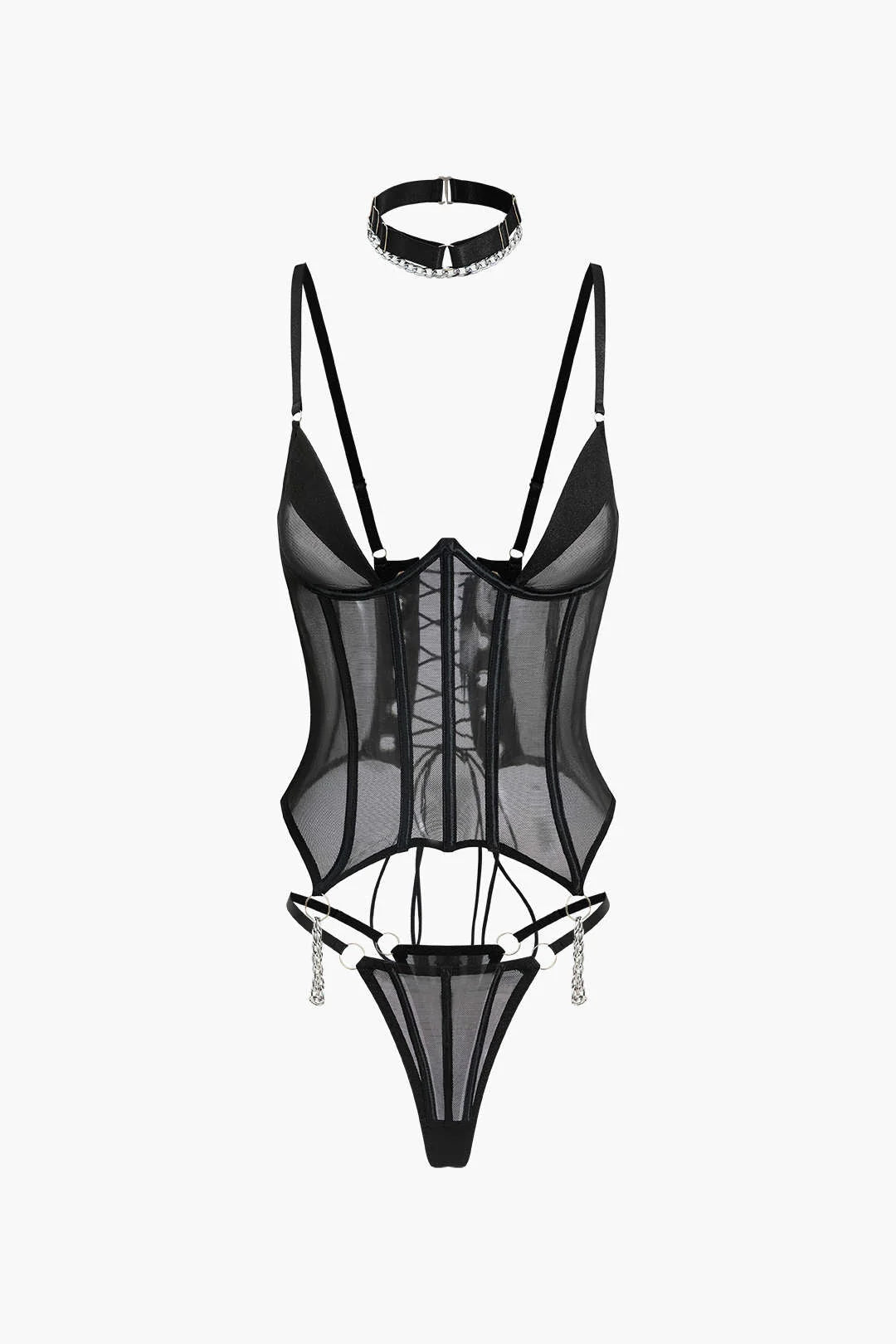 Transparan Zincir Set