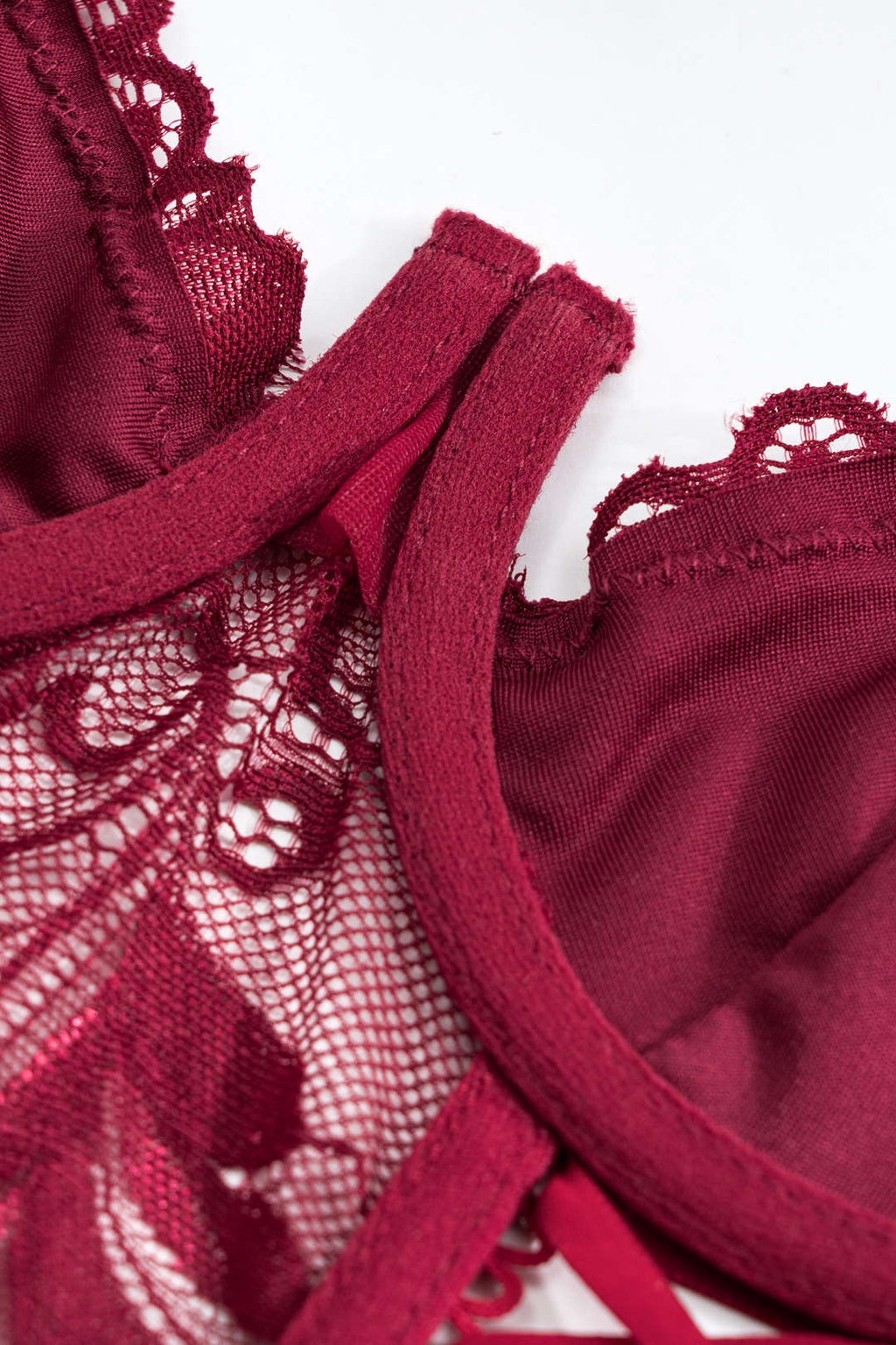 Dantel Çapraz Bağlama Detaylı Garter Set