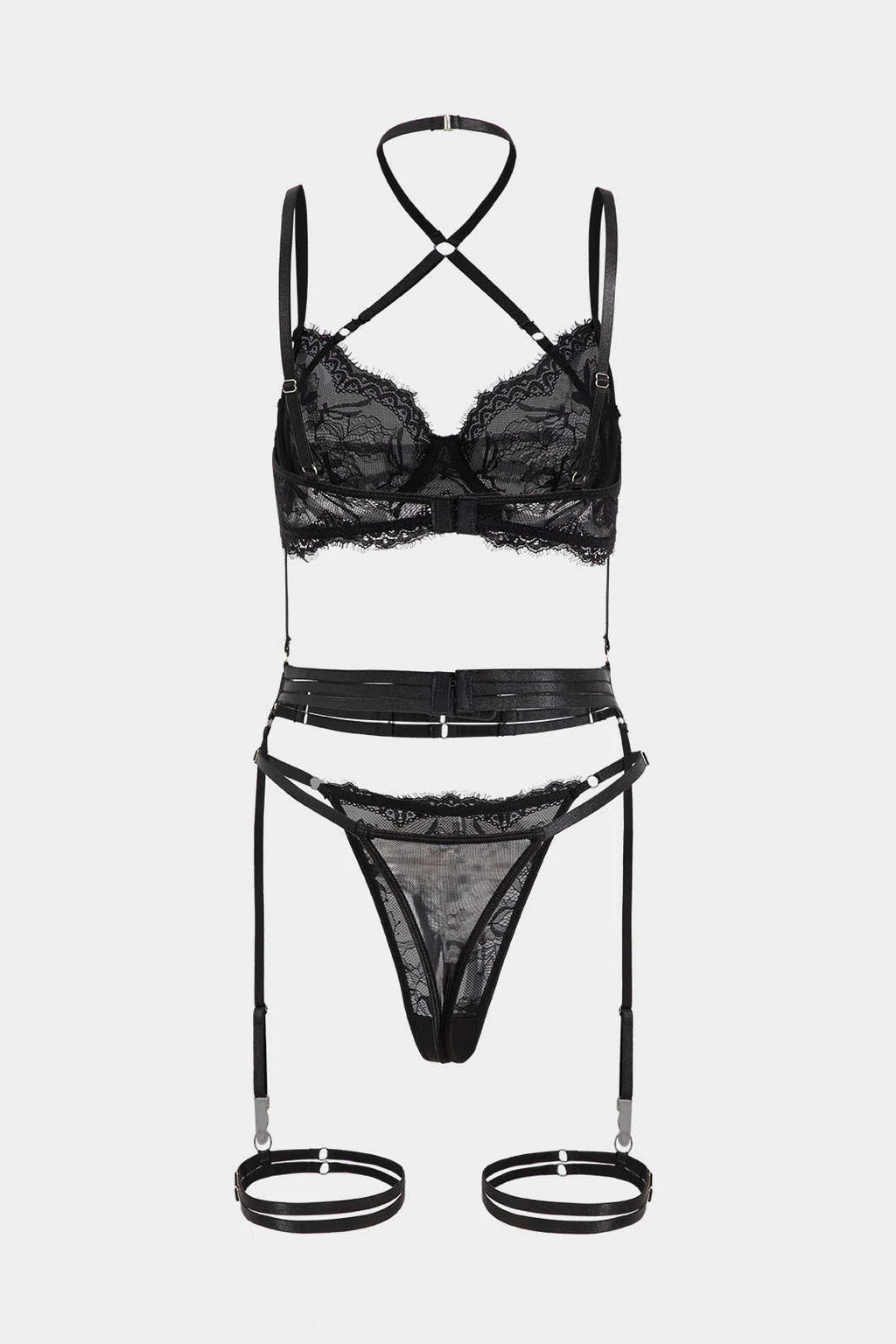 Çapraz Detay Jartiyer Set