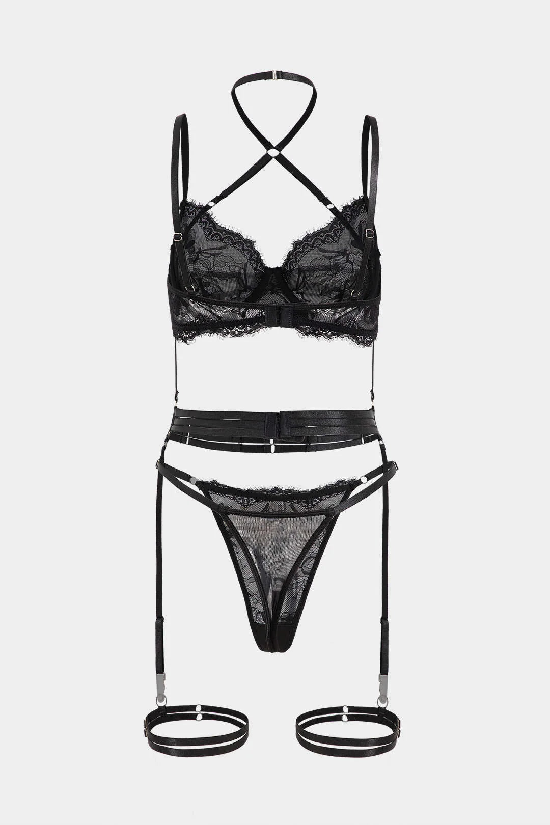 Çapraz Detay Jartiyer Set