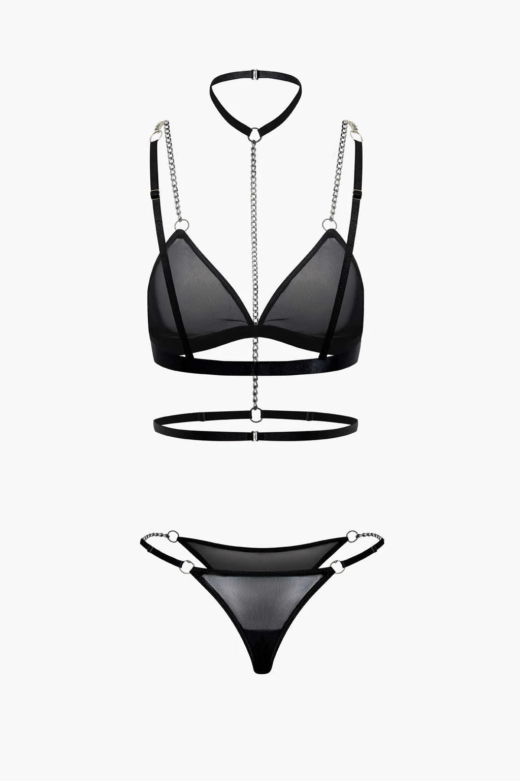 Transparan Zincir Set