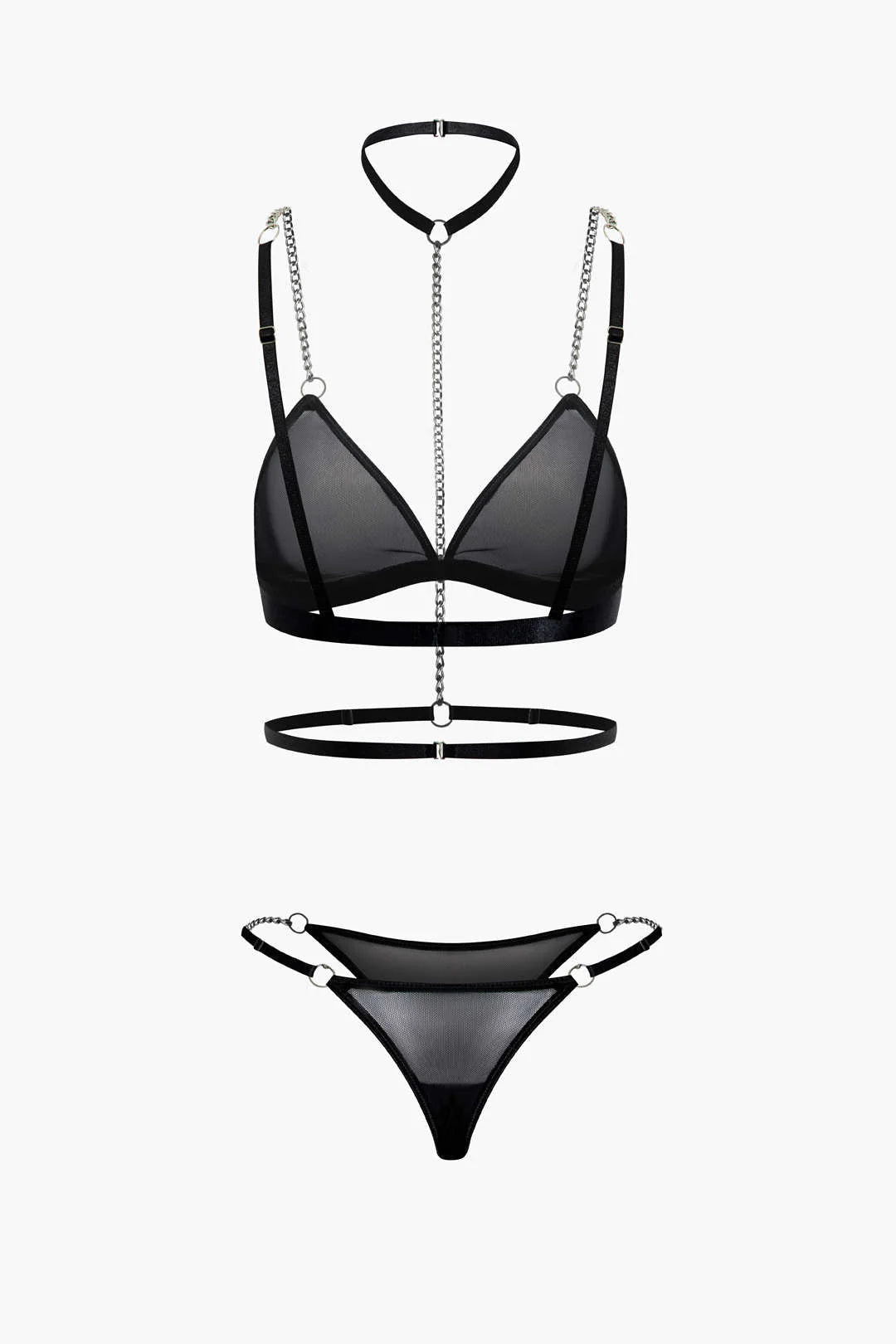 Transparan Zincir Set