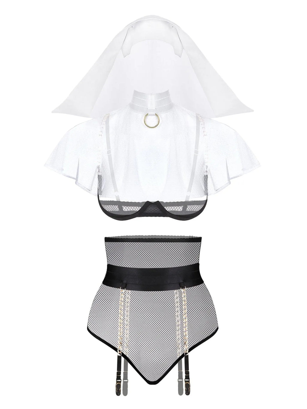 Nun Role-playing Lingerie Set