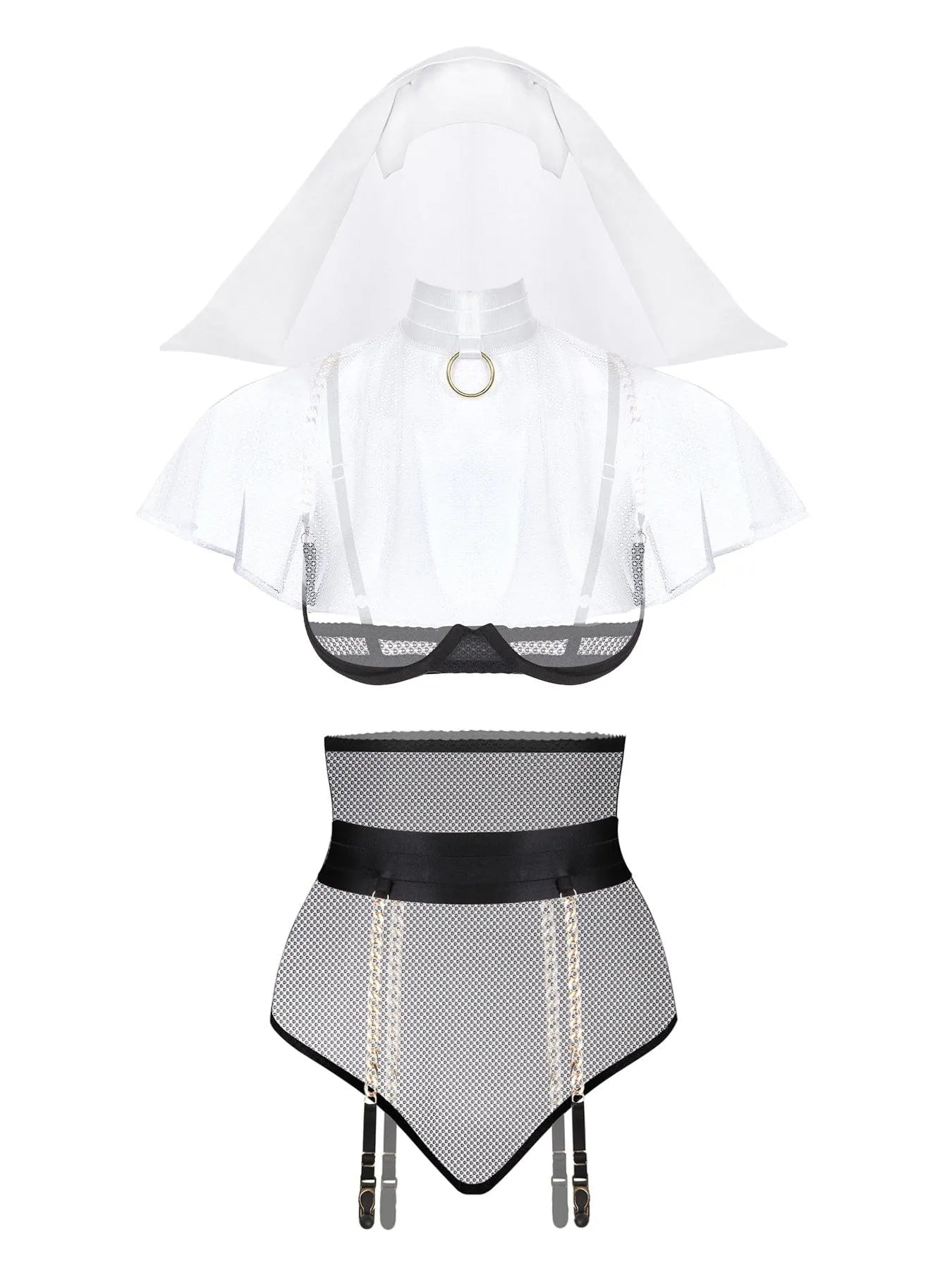 Nun Role-playing Lingerie Set